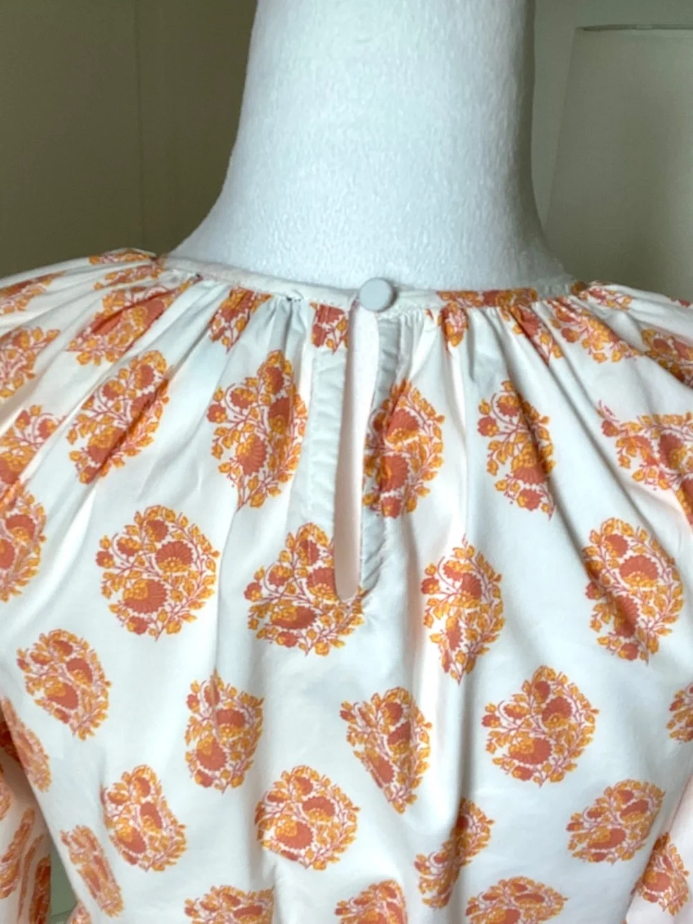 NWOT J.Crew SZ XXS Women's Smocked Waist Mini Dress Gathered Floral Block Print